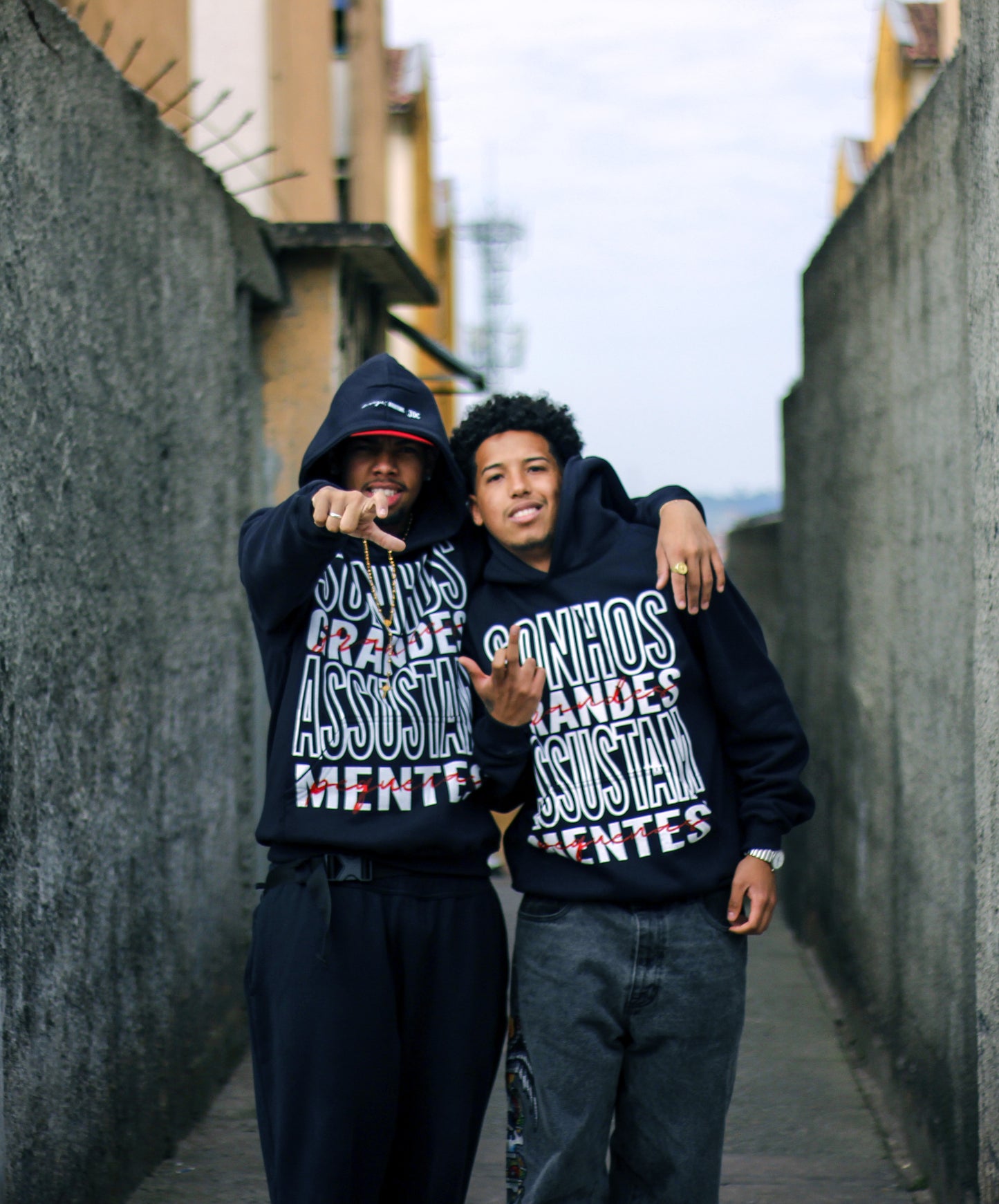 Moletom Canguru - collab JDC & RARETIME - SONHOS GRANDES